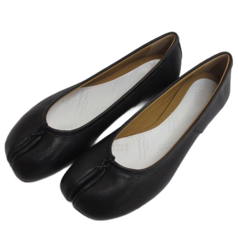 メゾンマルジェラ 22 Maison Margiela 22 Tabi タビ 足袋 バレエシューズ フラット パンプス S58WZ0042 ブラック 35 22cm GY51