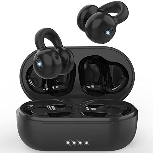 ブラック 時代を開く OWSイヤホン Bluetoothイヤホン 「イヤーカフ」型イヤホン 完全ワイヤレスイヤホン bluetooth 5.3  マイク付き 骨伝導イヤホンより快適 耳を塞がないイヤホン 耳挟み式 空気伝導イヤホン ブルートゥース イヤホン EN - メルカリ