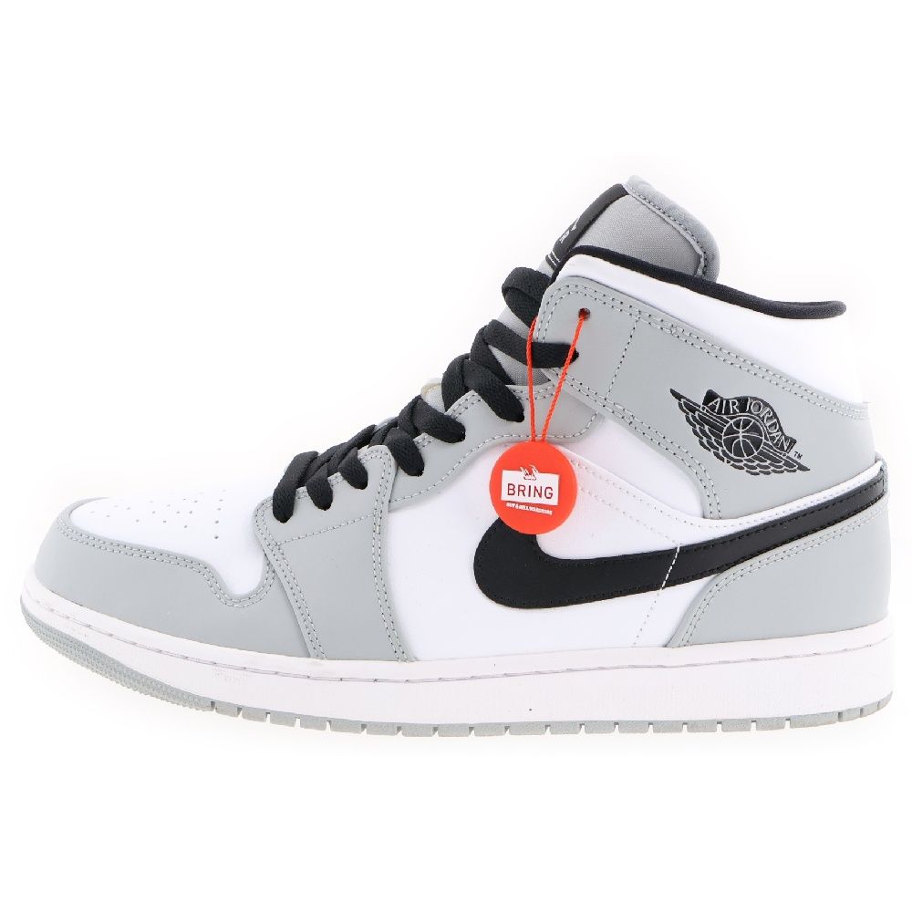 NIKE (ナイキ) AIR JORDAN 1 MID SMOKE GREY 554724-092 エア