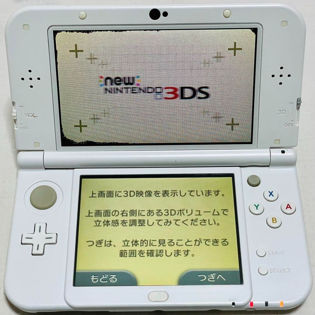 中古 New ニンテンドー 3DS LL ホワイト 動作確認済 041 - メルカリ