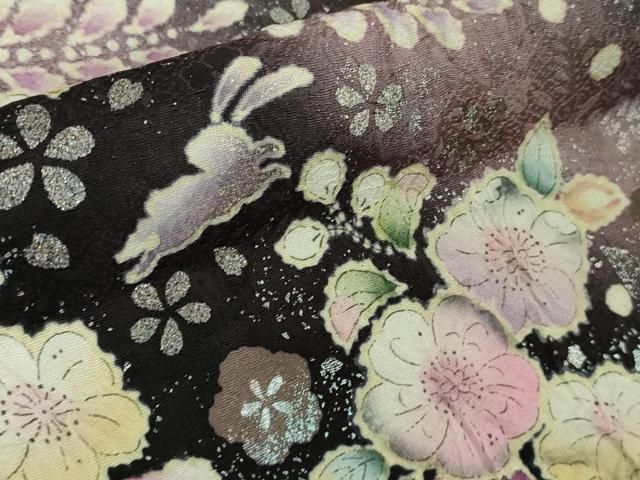 平和屋本店□極上 越後十日町の一流染匠桐屋 翠山工房 訪問着・長襦袢  