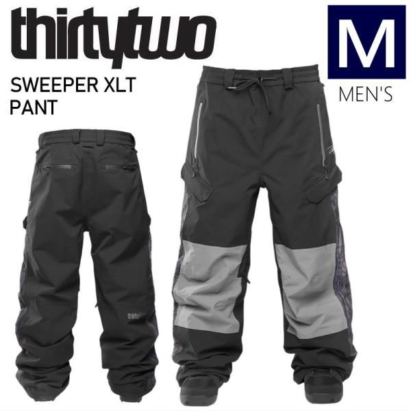 24-25 THIRTYTWO SWEEPER XLT PNT BLACK Mサイズ メンズ スノーボード スノボウェア パンツ PANT 型落ち 日本 ◎