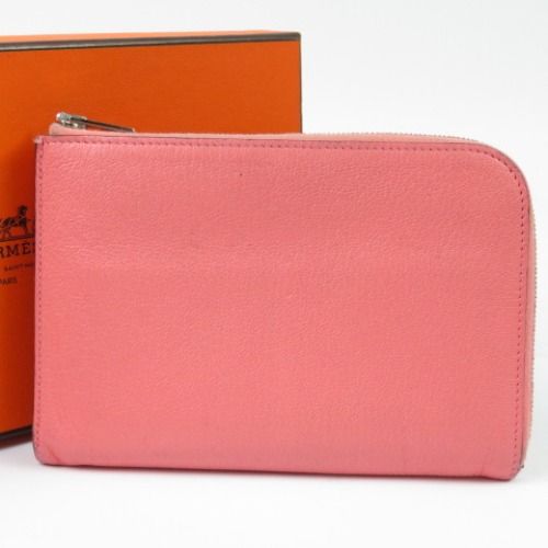 76968 HERMES エルメス リミックスデュオ コインケース付 小銭入れ付 L 