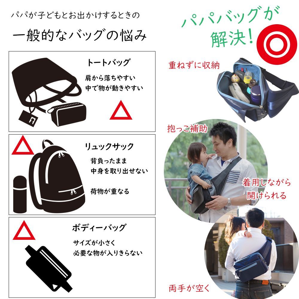 メーカー公式 ファザーズバッグ