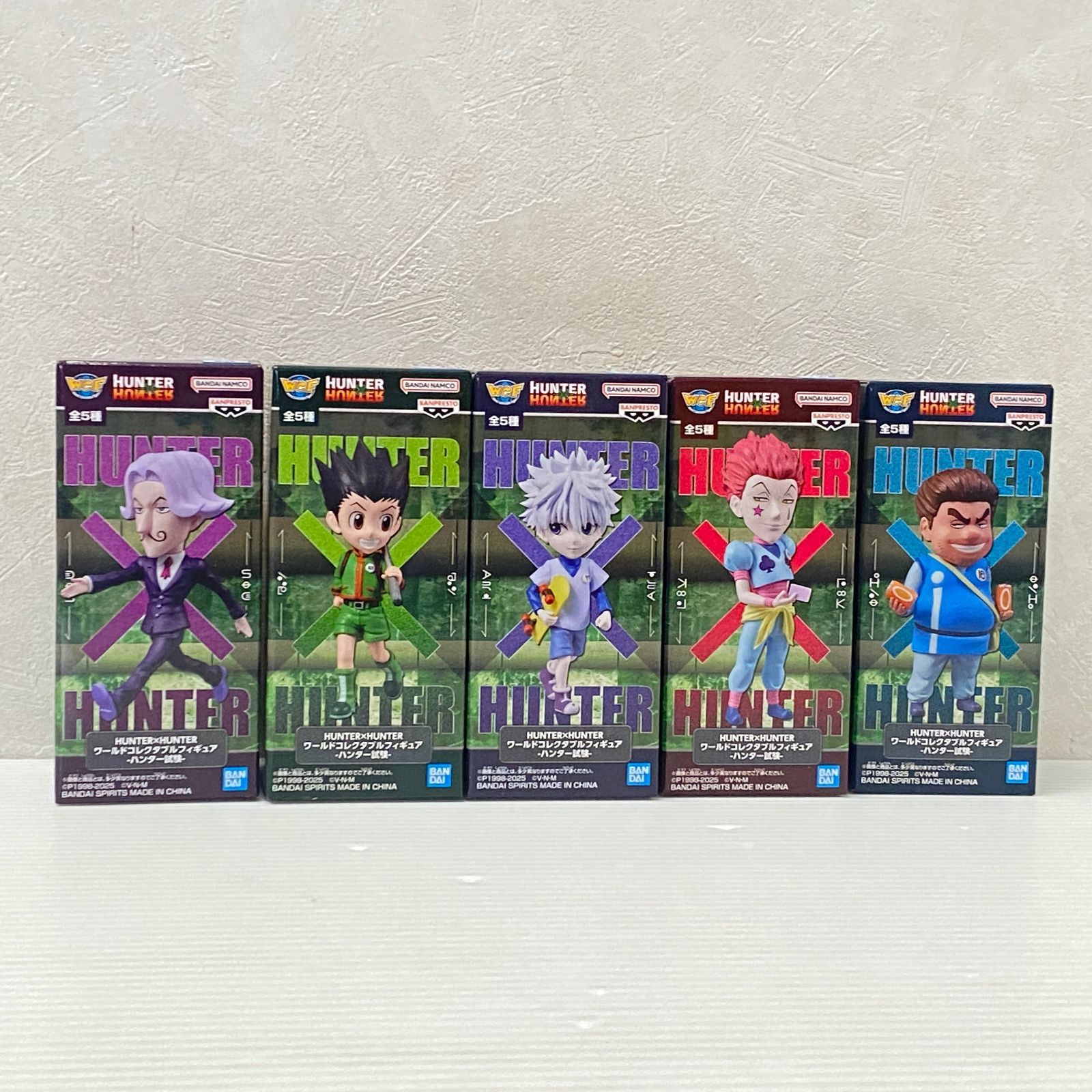 HUNTER×HUNTER ワールドコレクタブルフィギュアＡx3・Ex2 計5個 HUNTER×HUNTER ワールドコレクタブルフィギュアAx3・Ex2 計5個