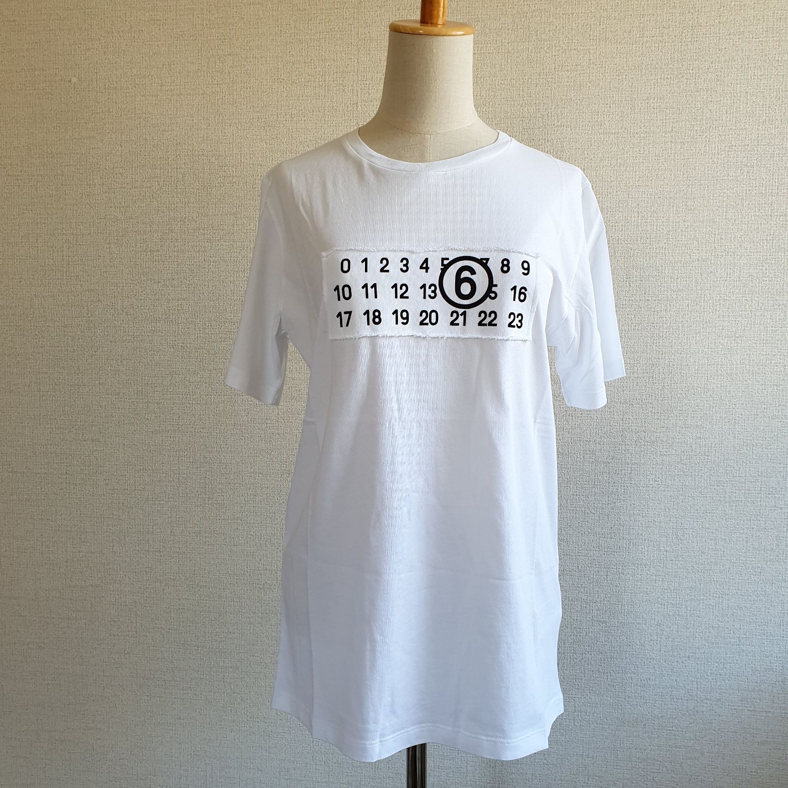 新品・未使用】MM6MaisonMargiela KidsナンバーモチーフTシャツ white M60609MM009 - メルカリ