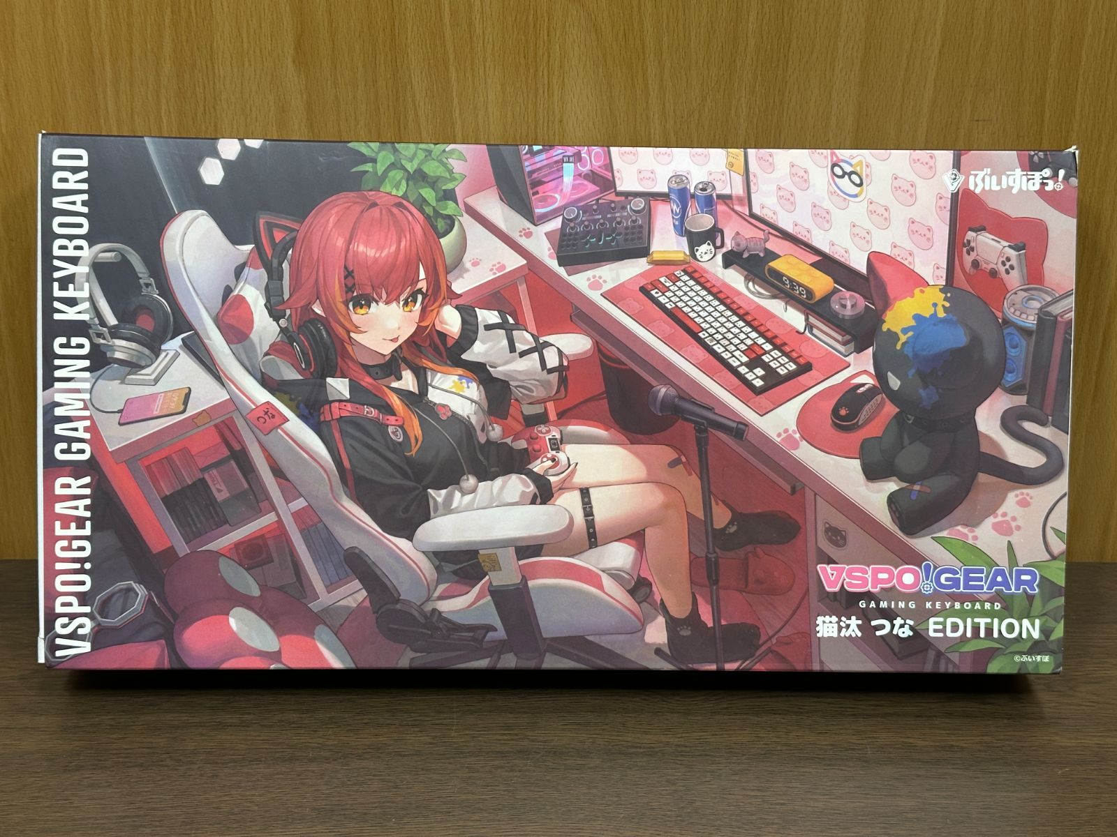 VSPO GEAR ぶいすぽ ゲーミングキーボード 猫汰つな EDITION ぶいすぽっ！
