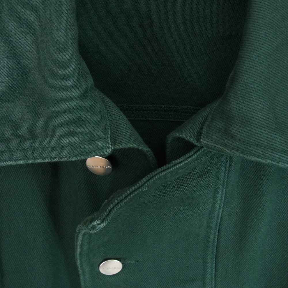 ナマチェコ NAMACHEKO Manni Denim Shirt Bottle Green デニム 