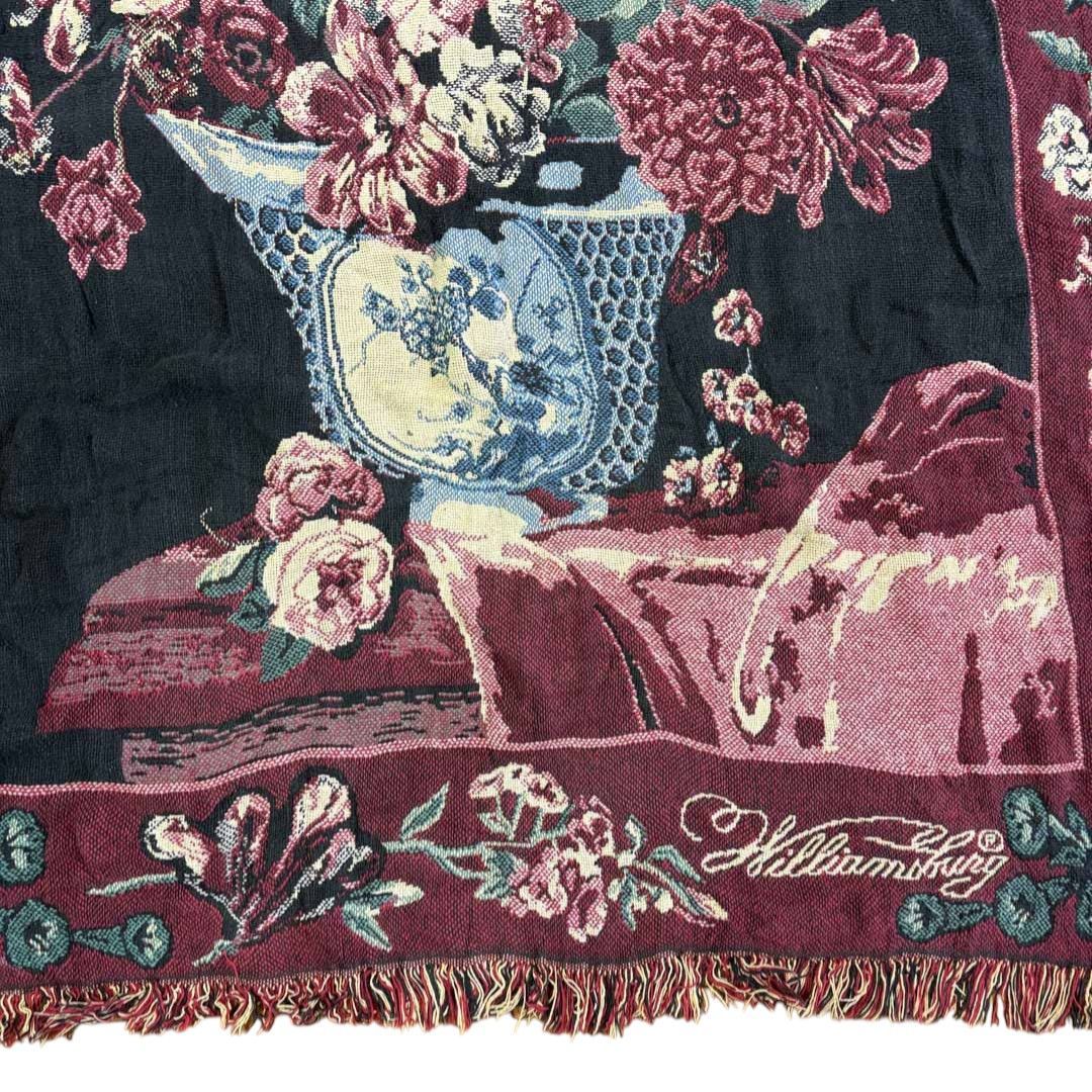 vintageラグ カーペット フラワー 花瓶 レトロ 1892 vintageラグ カーペット フラワー 花瓶 レトロ 1892 - メルカリ
