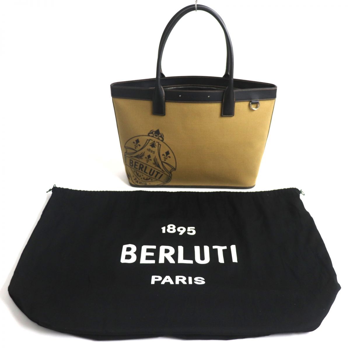 未使用品▽BERLUTI ベルルッティ フォーエバー ロッジ キャンバス 