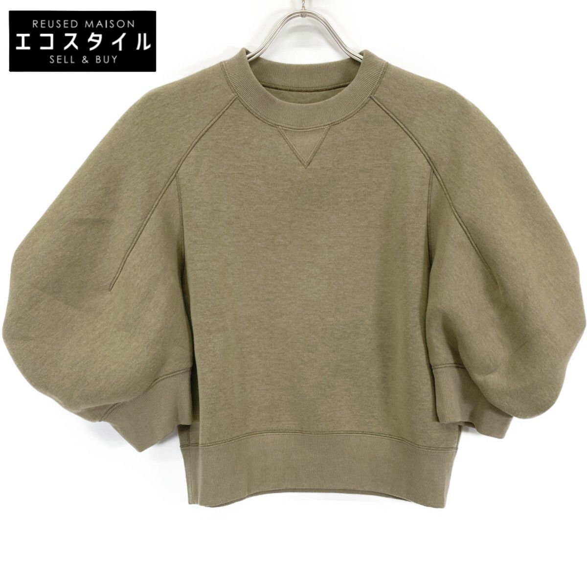 sacai サカイ 25-07688 25SS ｶｰｷ Sponge Sweat Pullover ﾊﾟﾌｽﾘｰﾌﾞｽｳｪｯﾄ 3