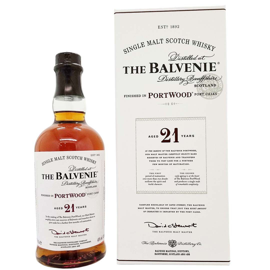 バルヴェニー 21年 ポートウッド シングル モルト 40度 700ml 並行品 スコッチウイスキー YCBV21J5