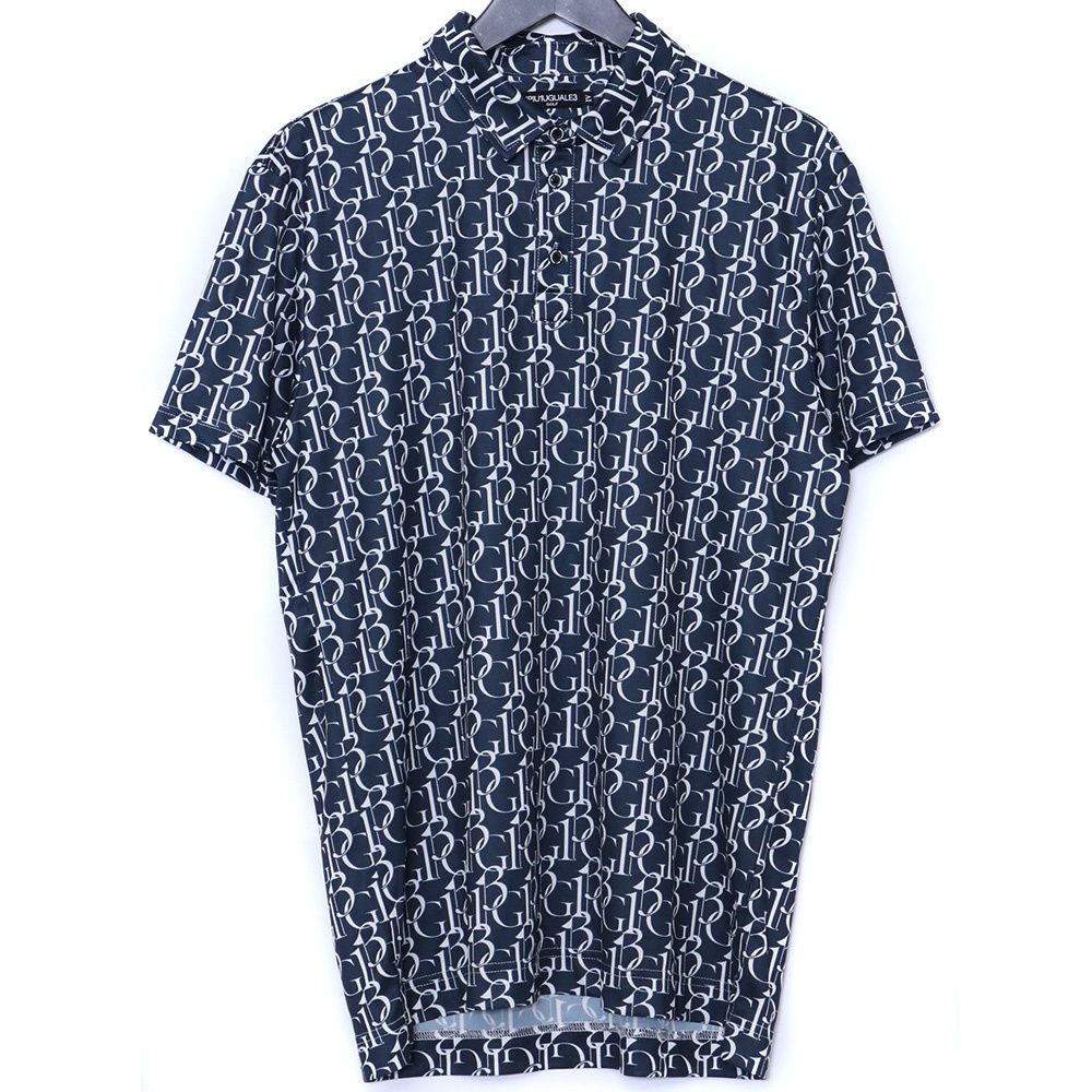 1PIU1UGUALE3 GOLF S/S POLO 113G サイズ4 ネイビー MRT195-POE080 