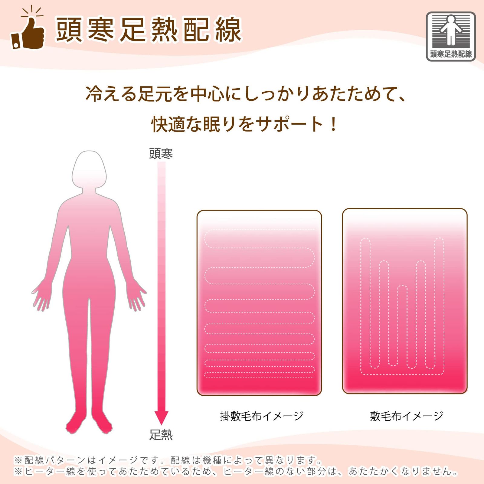スライド温度調節 フランネル