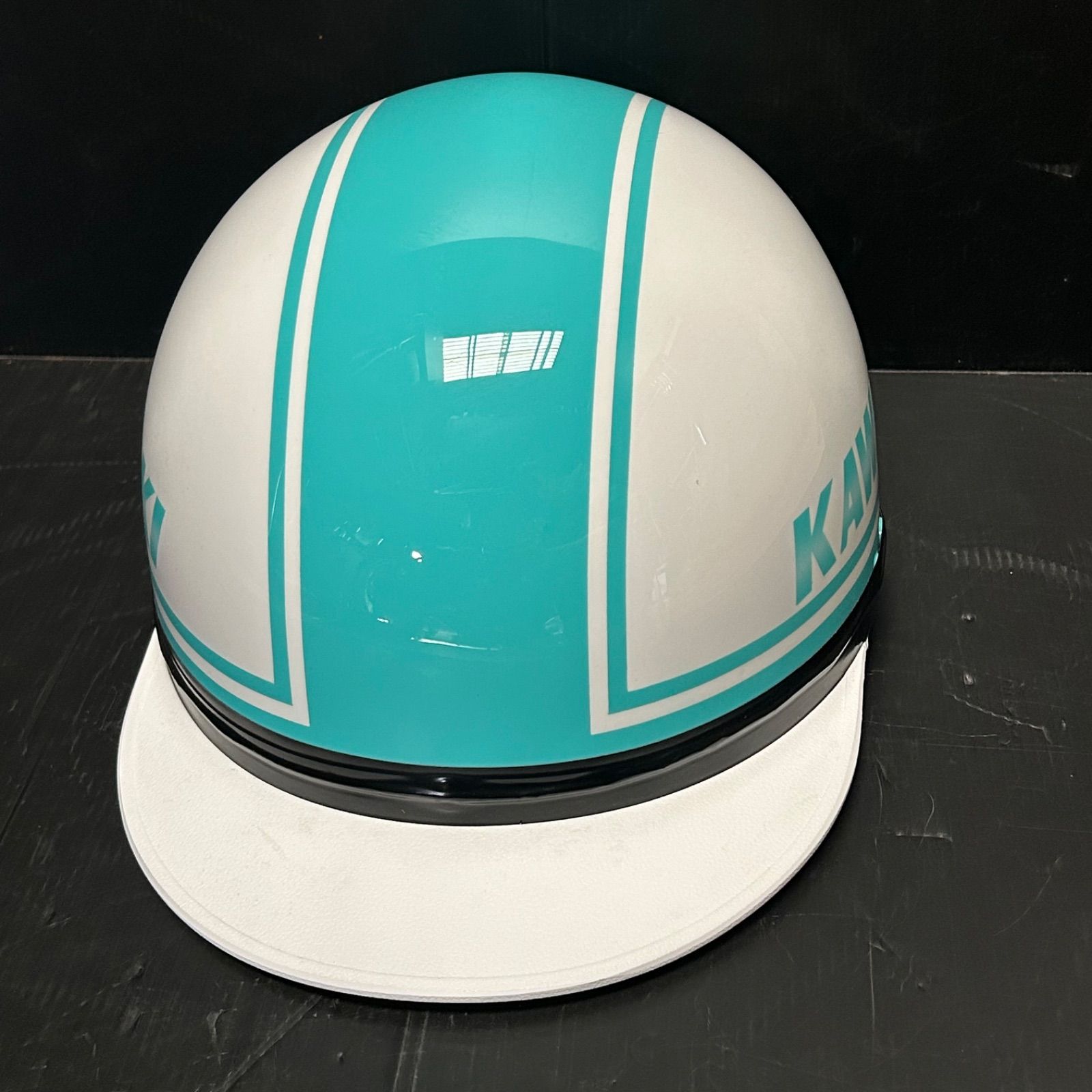 Kawasaki 半帽ヘルメット コルク半 ザワキタ ZK-180 コルク半風半帽