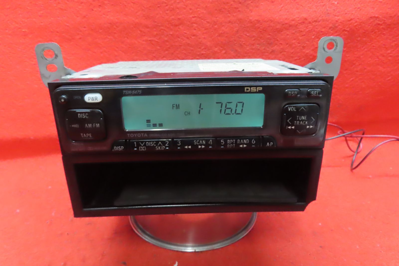 ＊CS1639＊/松下電器 TSN-5475 08600-00730 カーオーディオ 1DIN 小物入れ付 本体のみ