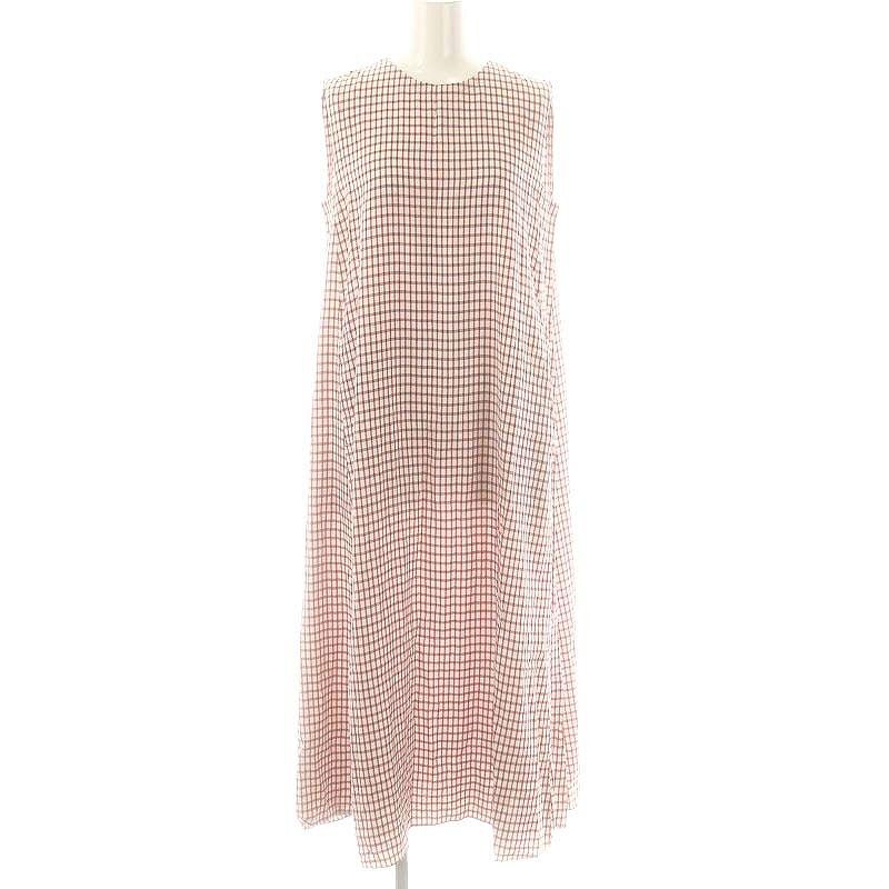 未使用【Steven Alan】ノースリーブチェック柄ワンピース スティーブンアラン Steven Alan ワンピース ノースリーブ