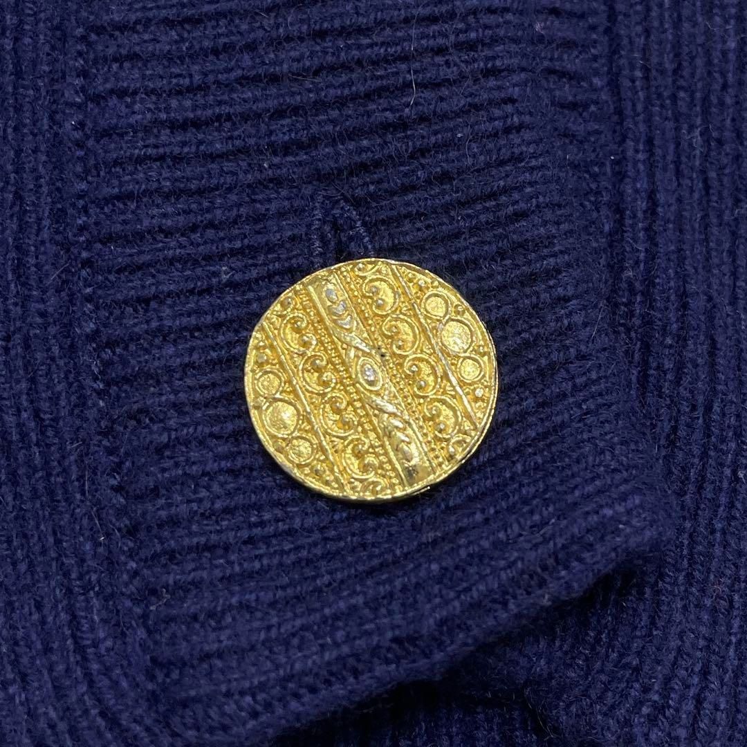 Ballantyne バランタイン カシミヤ100％ カーディガン 金ボタン