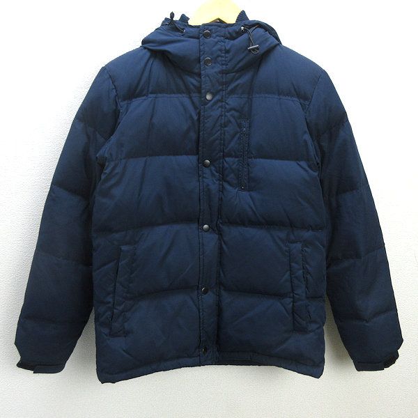 D□レイジブルー/RAGEBLUE フーディ ダウンジャケット JKT【M】紺/MENS 