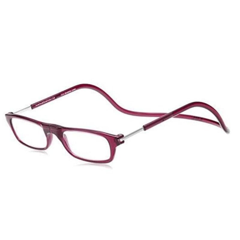 クリックリーダー Clic Readers 老眼鏡 ボルドー 1.00 老眼 0