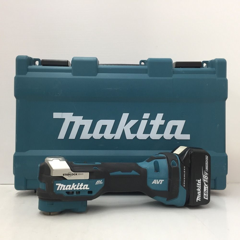 makita マキタ 18V 6.0Ah 充電式マルチツール STARLOCKMAX対応 ケース・充電器・バッテリ1個セット TM52DRG