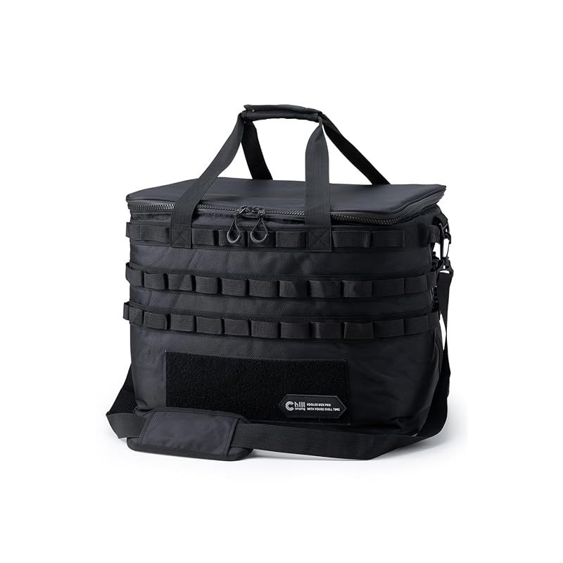 ChillCamping チルキャンピング クーラーボックス ソフトクーラー 保冷バッグ クーラーバッグ アウトドア キャンプ ブラックPRO