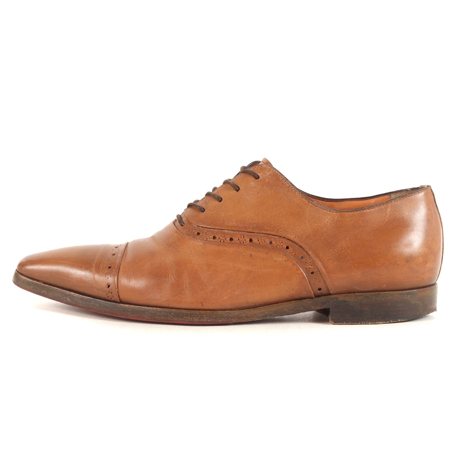Santoni サントーニ レザーパンプス ベージュ