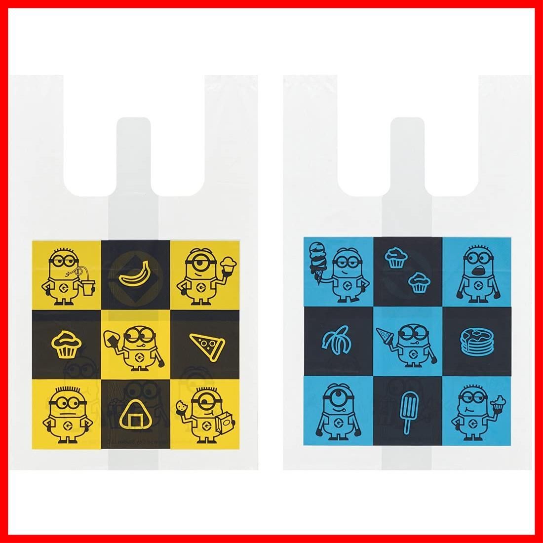 数量 RGBH 1-A ミニオンズ ×マチ20 cm S 弁当 コンビニ ポリ袋 持ち手付 レジ袋 skater スケーター