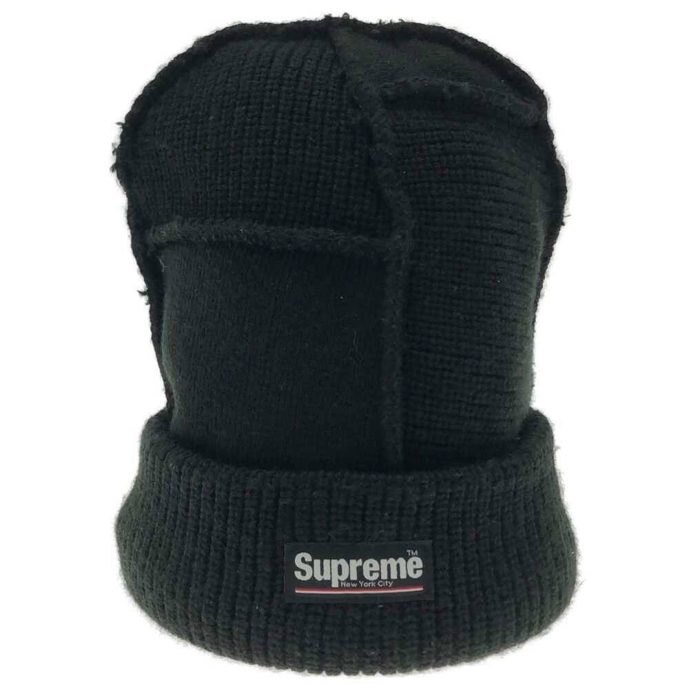 SUPREME (シュプリーム) 20AW Paneled Seam Beanie パネル シーム ロゴ
