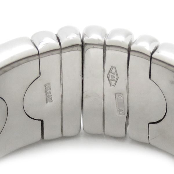 ブルガリ BVLGARI リング 指輪 パレンテシ K18WG ホワイト