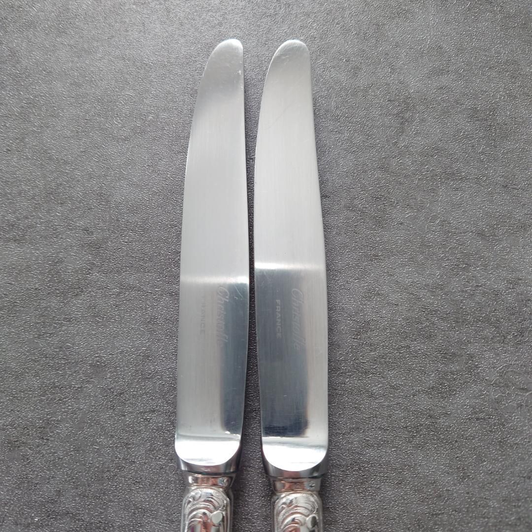 クリストフル マルリー デザート ナイフ フォーク スプーン 6点