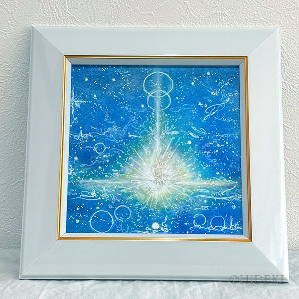 抽象画パステルアート