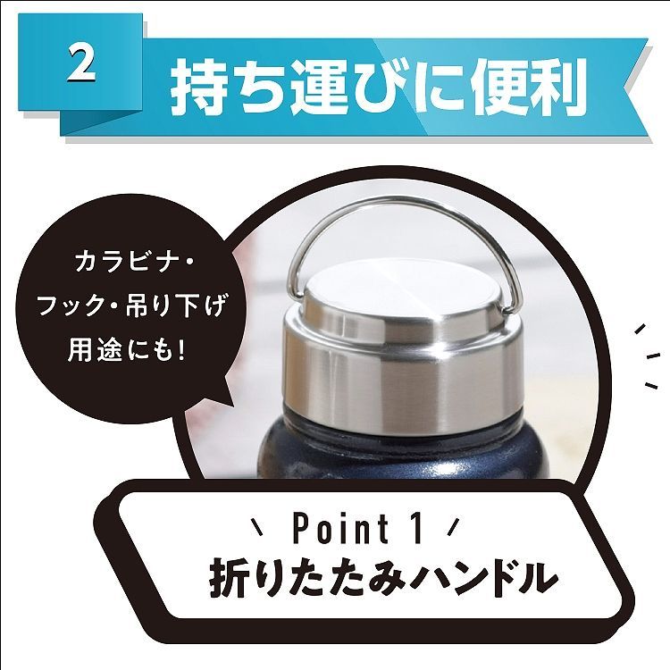 1.0L MINDFREE マインドフリー ステンレスボトル 1000ml （ マグ ボトル 水筒 魔法瓶 真空 断熱 二重構造 二層構造 保温 保冷 持ち運び ）ステンボトル 1リットル 1l 1L