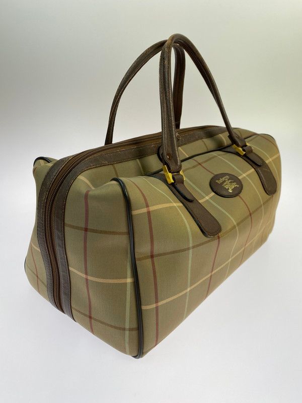 BURBERRY　ボストンバッグ　ホースロゴ BURBERRY - バーバリー ノバチェック シャドーホース ボストン