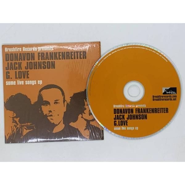 CD 独盤 Brushfire Records some live songs EP / DONAVON FRANKENREITER JACK  JOHNSON G.LOVE ジャックジョンソン G.ラヴ S01
