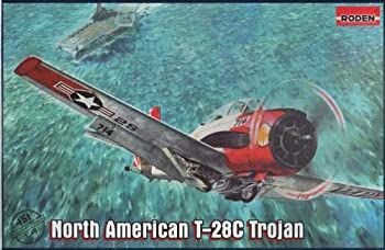 ローデン 1/48 ノースアメリカン T-28Cトロージャン 米海軍艦上練習機 中古】ローデン 1/48 ノースアメリカン T-28Cトロージャン 米