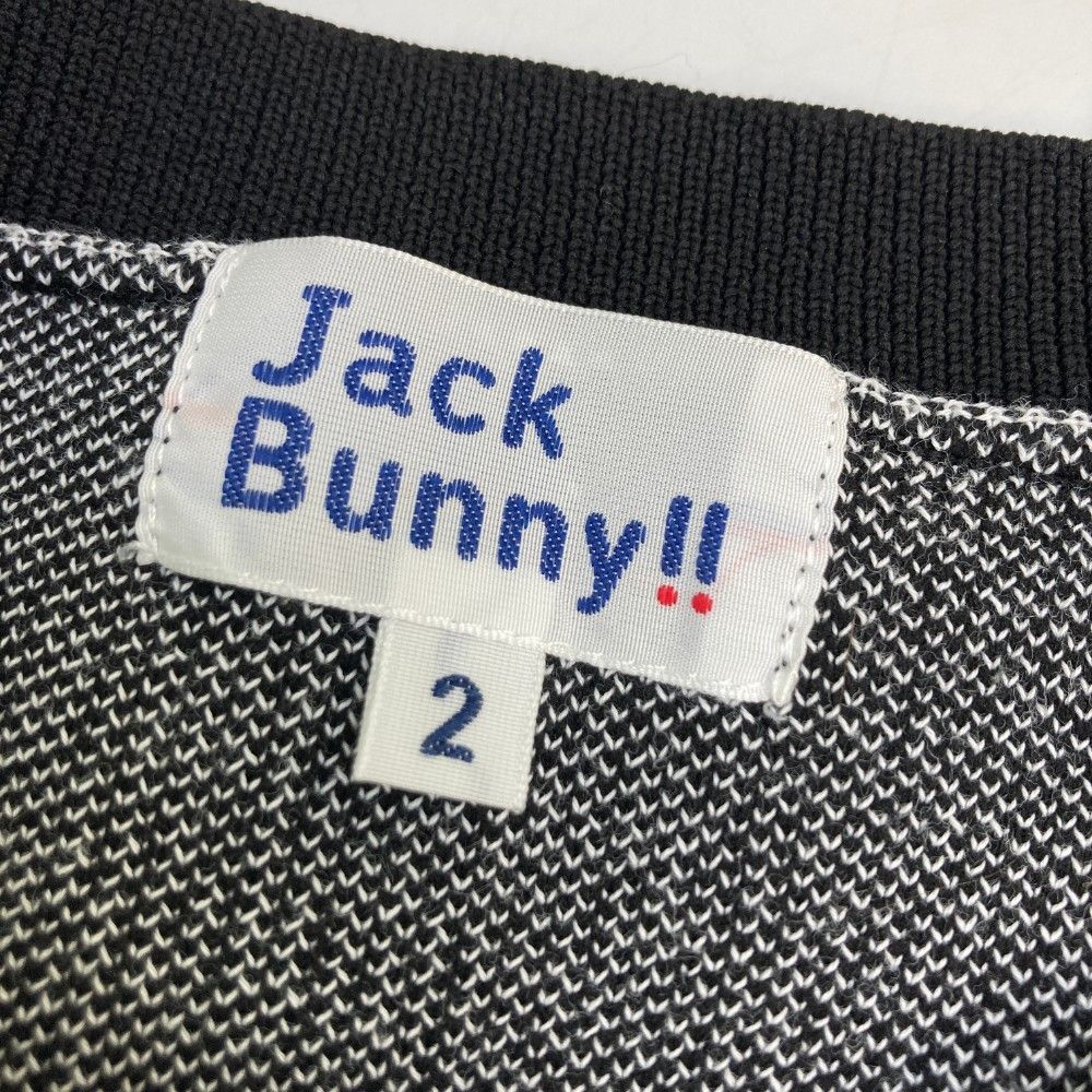 サイズ：2 JACK BUNNY ジャックバニー  ニット セーター  ブラック系 [240101466057] ゴルフウェア レディース ストスト サイズ：2 JACK BUNNY ジャックバニー ニット セーター ブラック