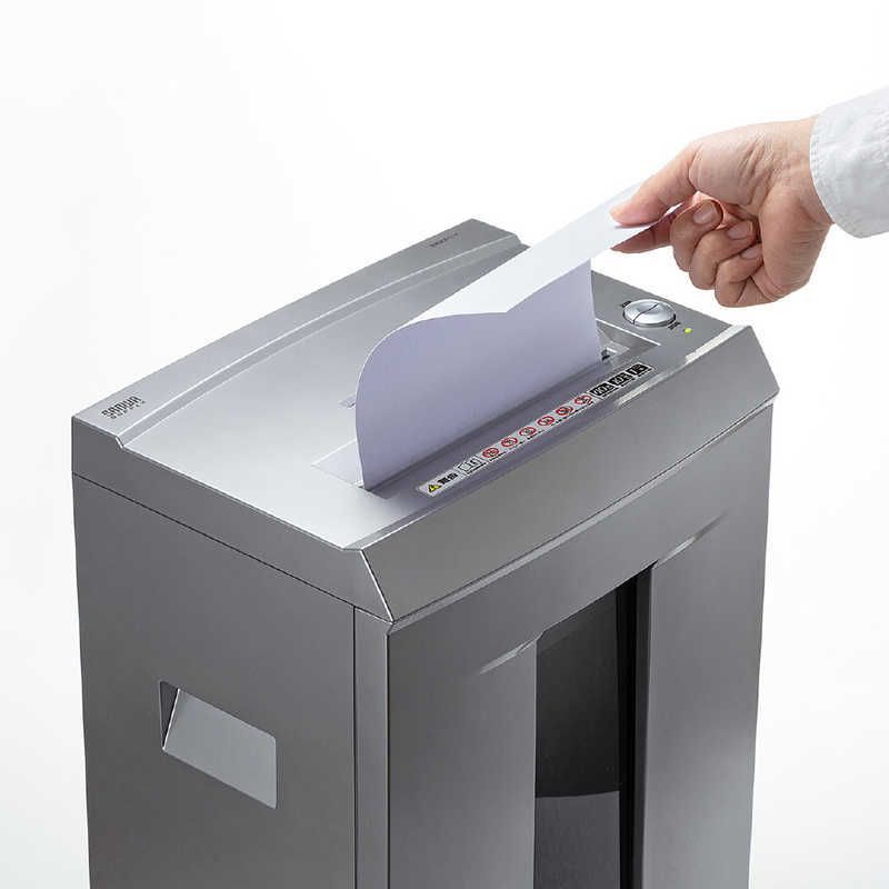 未開梱 サンワサプライ ペーパー＆ＣＤシュレッダー ４０分連続 マイクロカット １０枚 マイクロカット Ａ４サイズ ＣＤカット対応 PSD-M4010