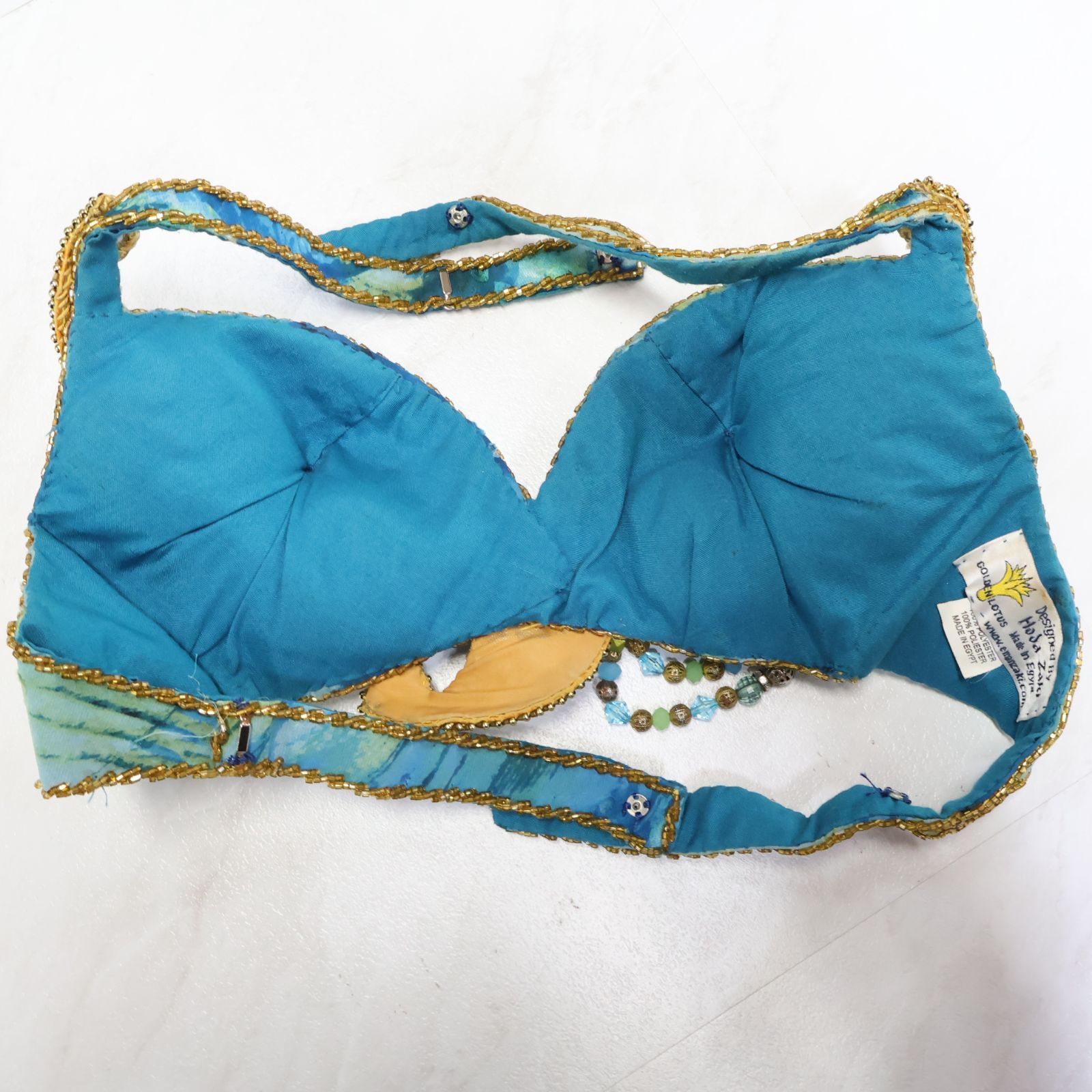 【Hoda Zakiデザイン】ベリーダンス オリエンタル衣装 Eman Zaki】オレンジ×パープルの組み合わせがZakiスタイル Sadie