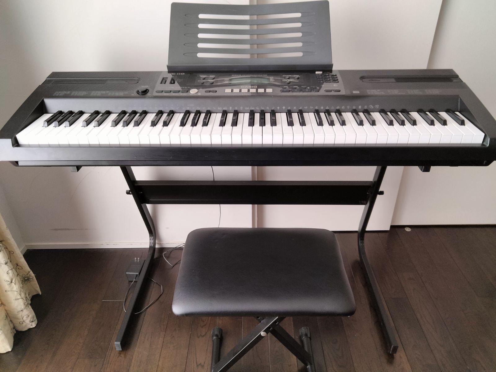 Casio (スタンドあり) WK-110 Casio WK110 zZounds | Keyboard Electronic 76-Key 鍵盤楽器