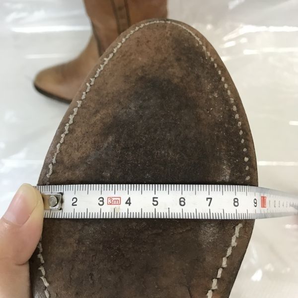 80s-90s/Made in USA☆FRYE/フライ【8B/24.0-25.0/茶/BROWN】本革