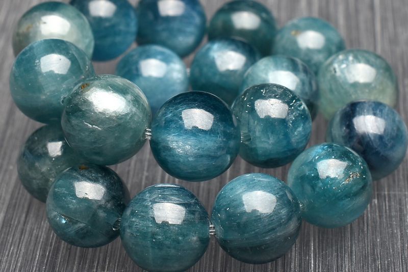 １点物 高品質天然色 グリーンブルー ブルーグリーンカイヤナイト 10mm ブレスレット パワーストーン 天然石 _U7523 NEXPOTALLINN_EU