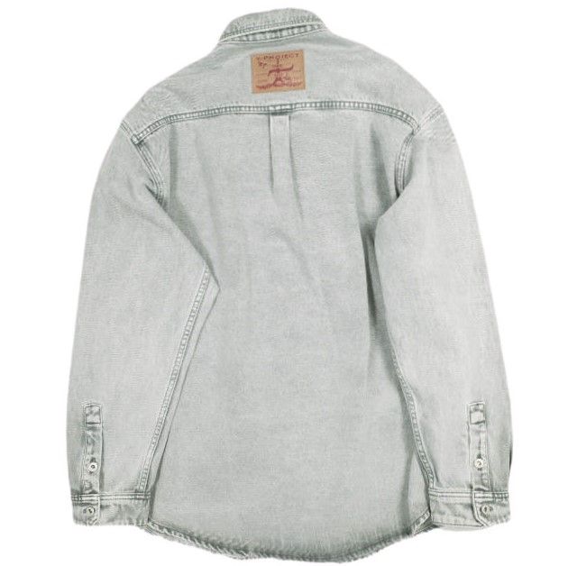 Y/PROJECT ワイプロジェクト 24AW Evergreen Paris Best Patch Denim Shirt エバーグリーン パリベストパッチ デニムシャツ 207SI002 M Y/PROJECT ワイプロジェクト 24AW ポルトガル製 Evergreen Paris' Best