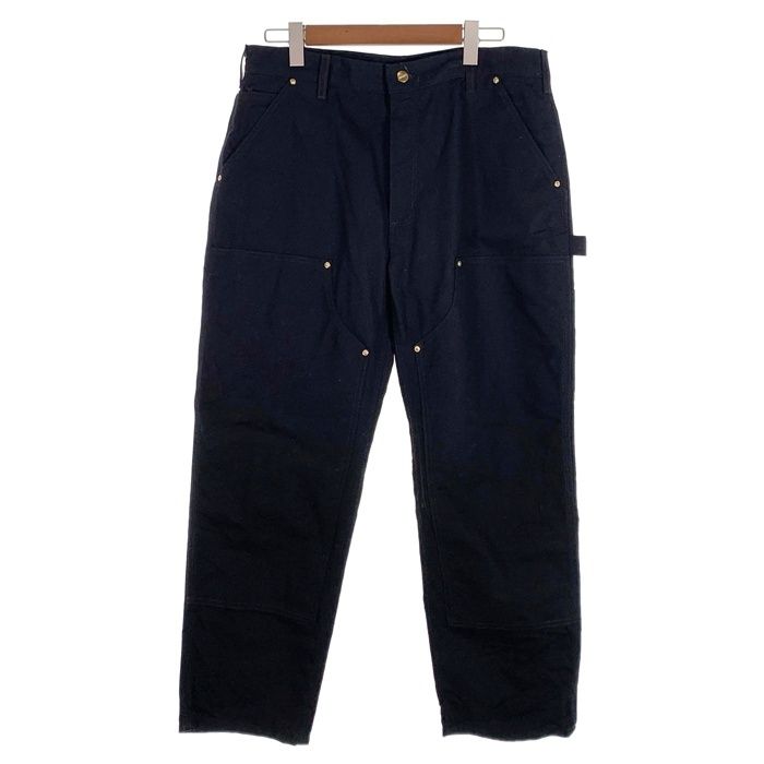 carhartt ダブルニーダックパンツ　ブラックパンツ USA製 カーハート ダブルニー ダックペインターパンツ ブラック