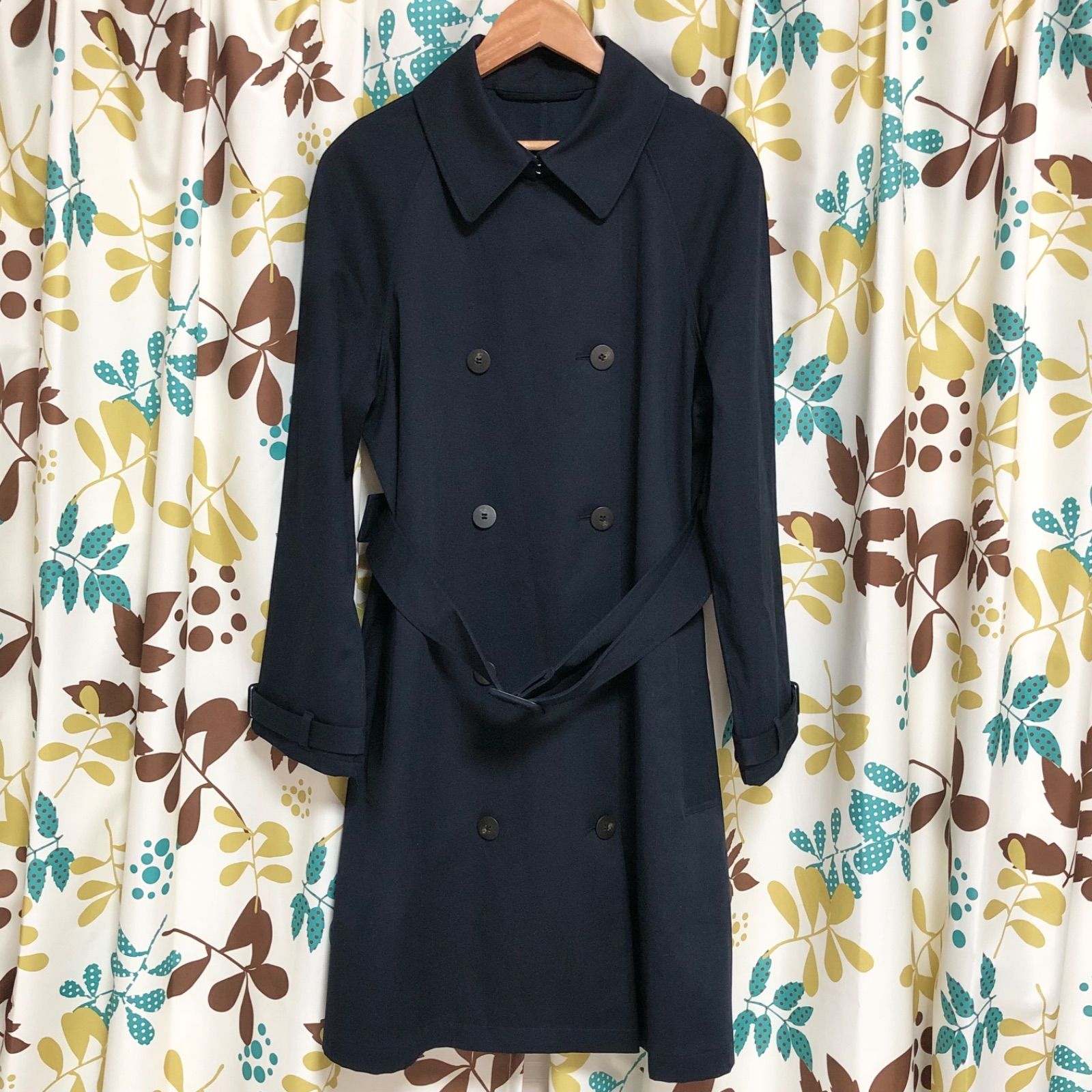 □極美品□定価69,800円□theory セオリー クラシカル ダブルトレンチ 