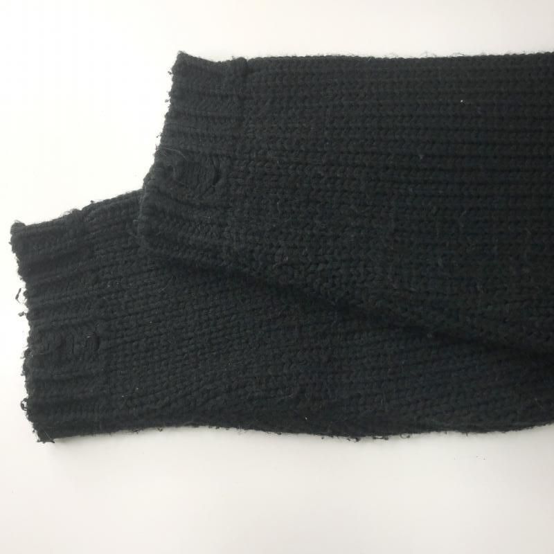 【中古】OY HEART STICH DESTOYED KNIT ニット ブラック オーワイ[10]