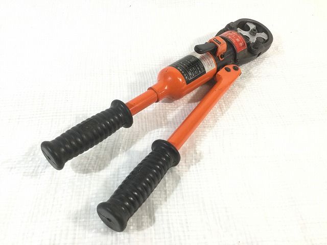 ☆中古品☆NISHIDA ニシダ 西田製作所 ロータリー(回転式) 油圧端子圧着機 NC-150DR-H ダイス＋ケース付 手動式 油圧式 圧着工具  95001 - メルカリ