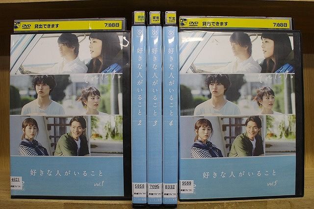 DVD 好きな人がいること 全5巻 桐谷美玲 山崎賢人 ※ケース無し