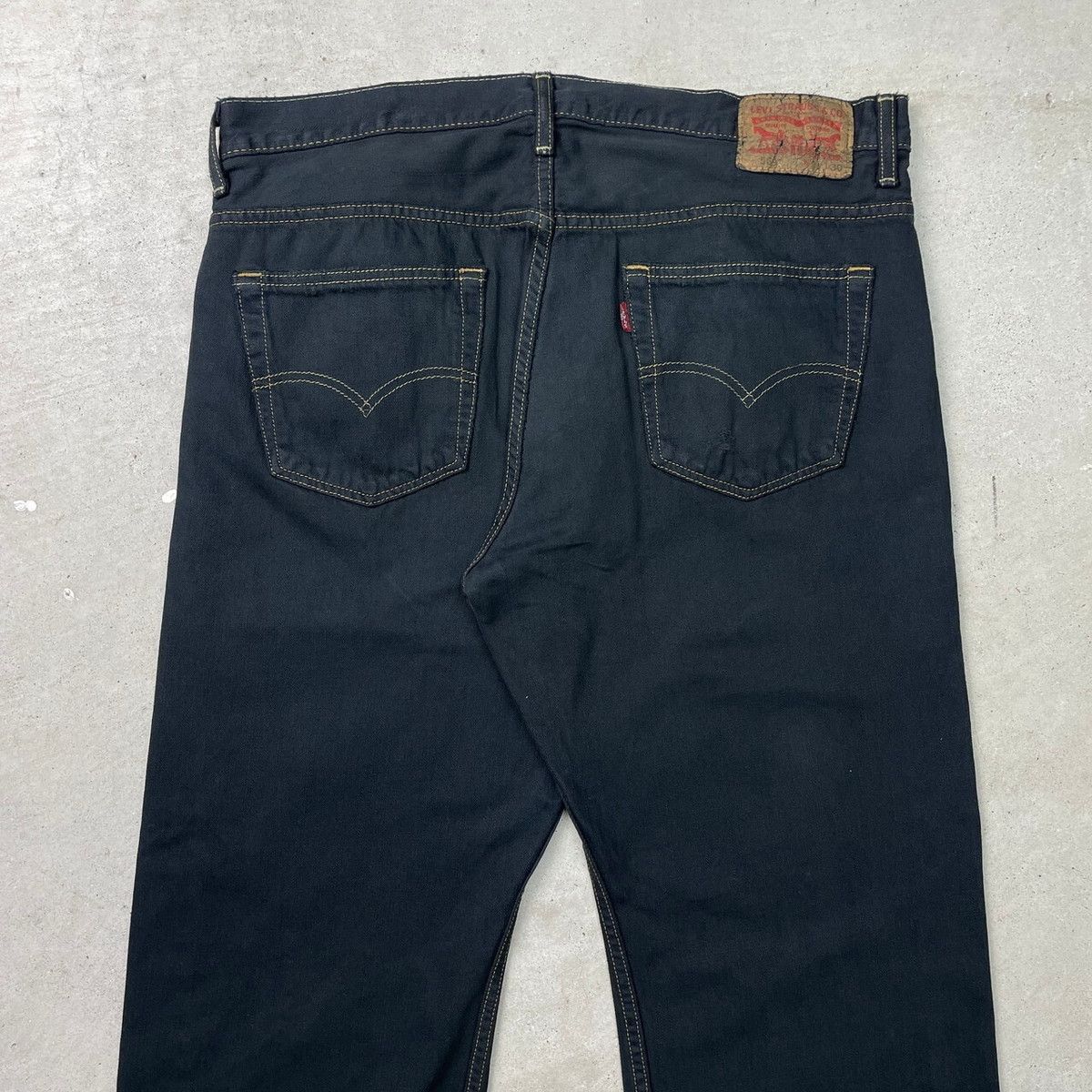 Levi's 569 W36 ブラックデニム ルーズ 00年代 Levi's リーバイス 569 ブラックデニムパンツ ルーズストレート