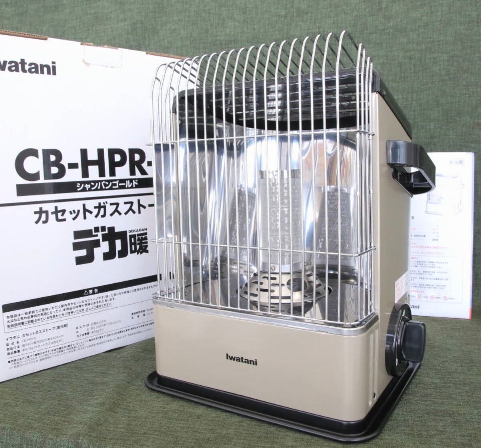 Iwatani イワタニ カセットガスストーブ デカ暖 DEKADAN CB-HPR-G シャンパンゴールド 2021年